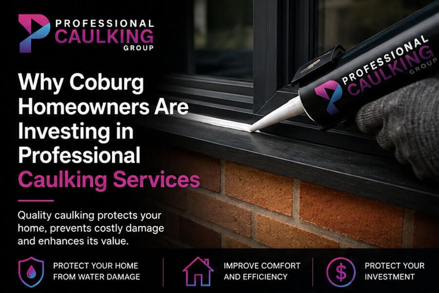Professional applying silicone sealant during a home renovation in Coburg, Melbourne.