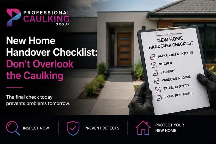 New Home Caulking Melbourne